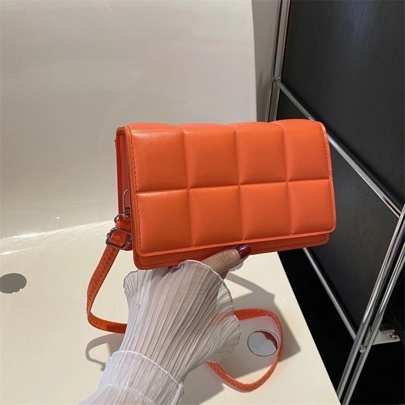 Women's Small All Seasons Pu Leather Elegant Square Bag