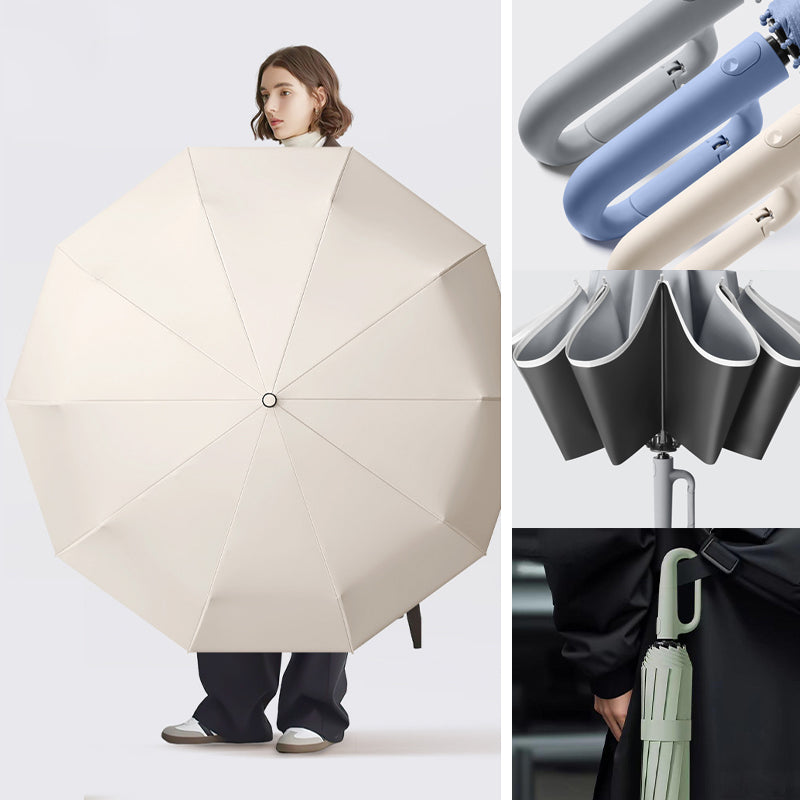 Creative Ring Buckle Windproof Reinforced Umbrella