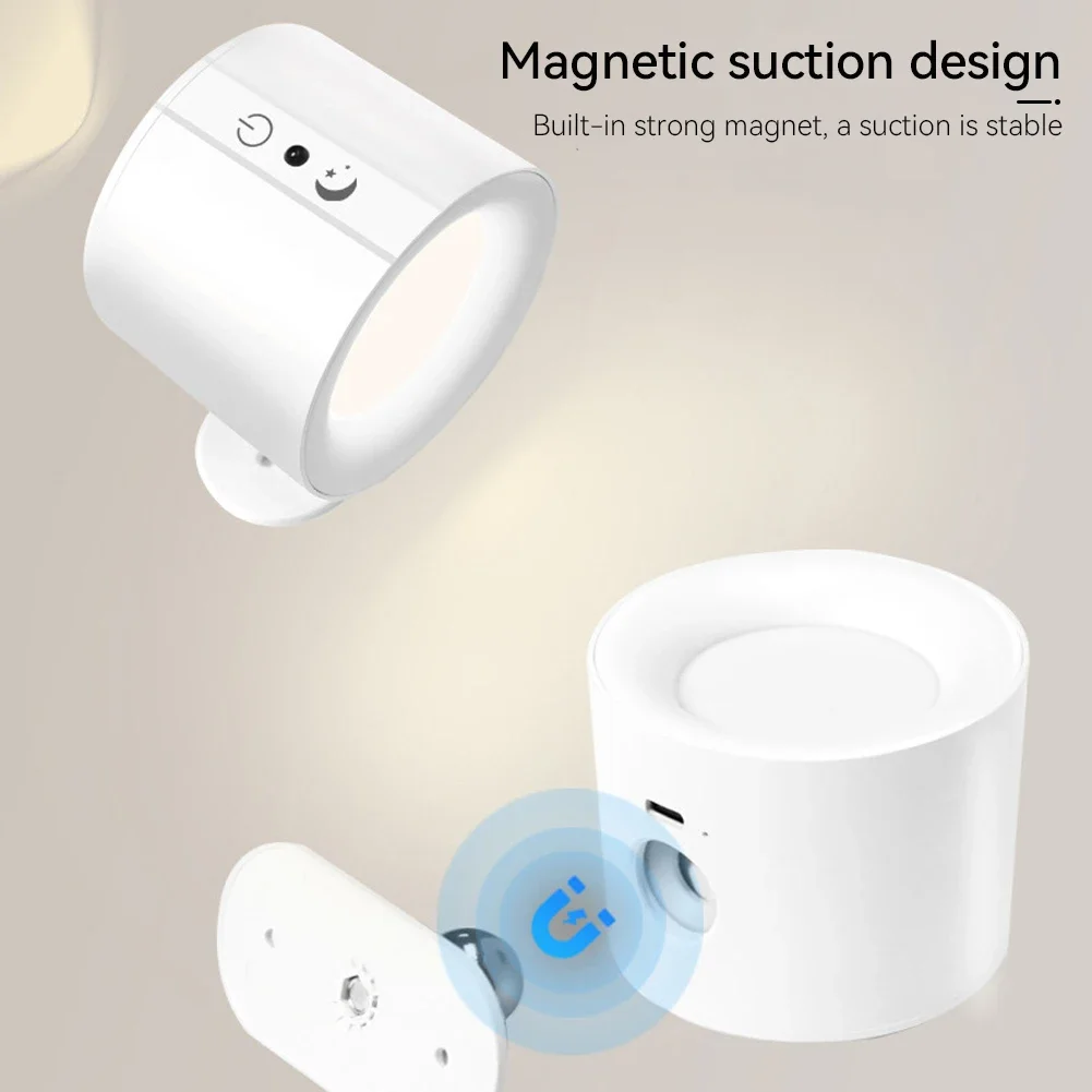 LED DOUBLE HEAD WALL LAMP – TOUCH CONTROL & REMOTE 360° ROTATABLE RECHARGEABLE