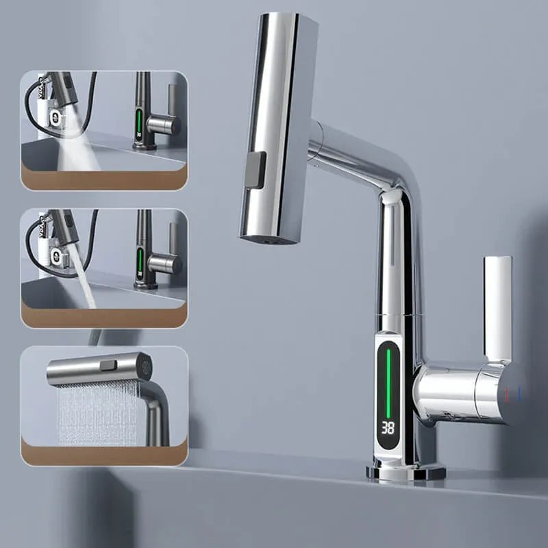 Dynamic Digital Waterfall Faucet