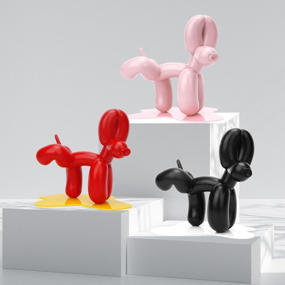 Balloon Dog Doing Number One Sculpture