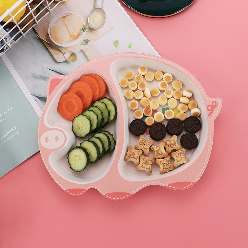 Cute Cartoon Baby Eco-friendly Divider Plate