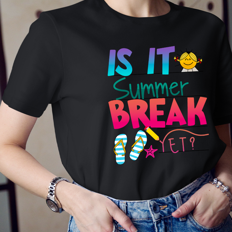 Is It Summer Break Yet Little Girl T-Shirt