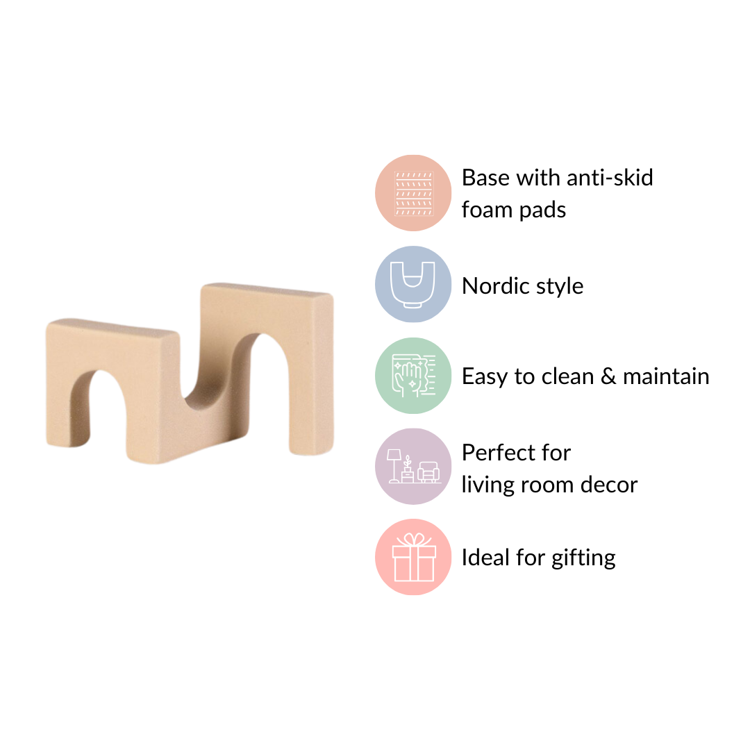 3D Architectural Design Arch Nordic Showpiece