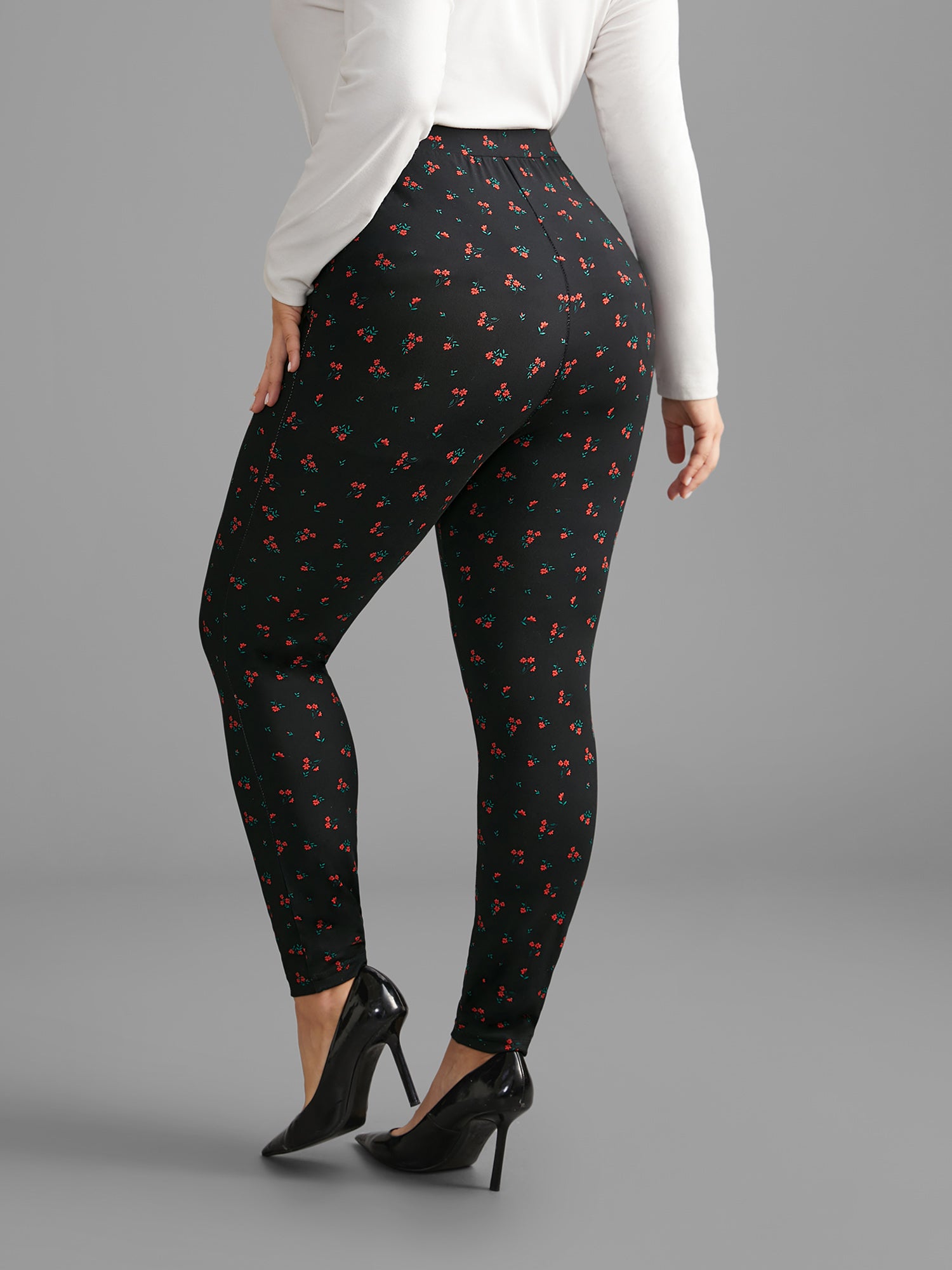Ditsy Floral Pocket Skinny Leggings