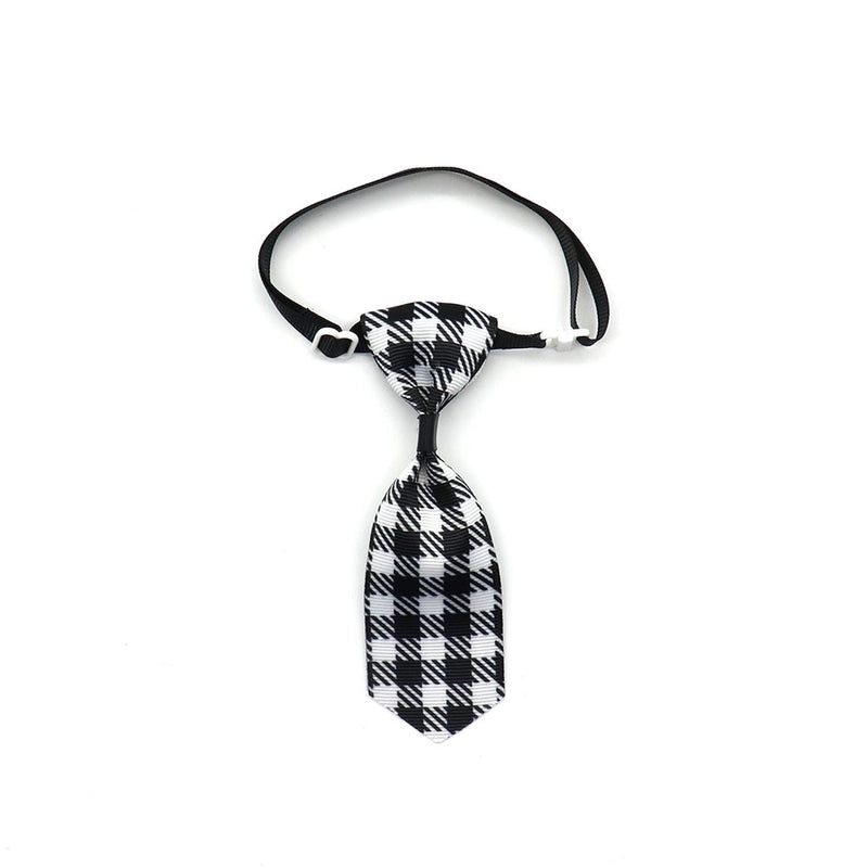 Fashion Pet Dog Cat Tie Collar Accessories Plaid Striped Pet Bow Tie