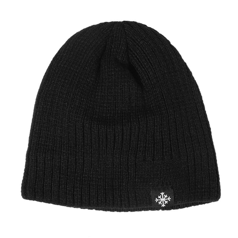 Unisex Basic Solid Color Eaveless Wool Cap