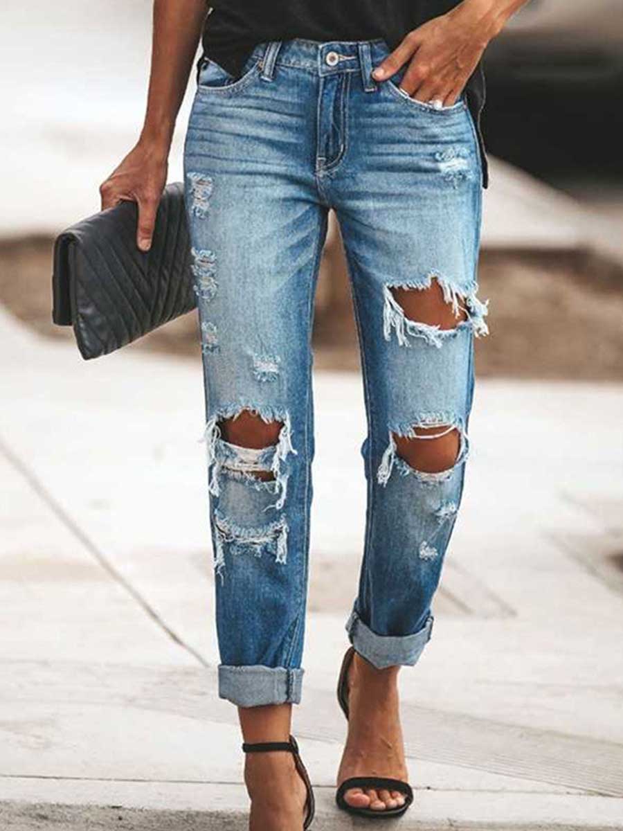 Sexy Ripped Jean Pants