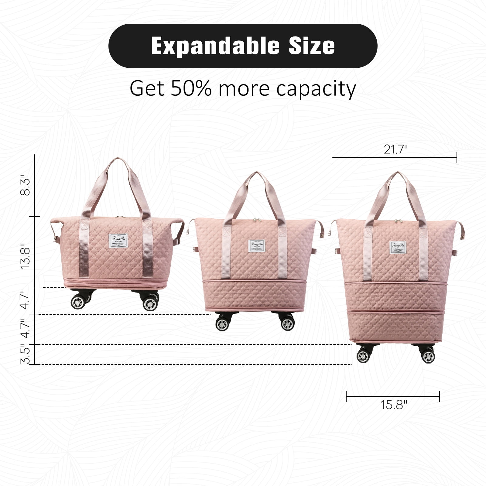 Expandable Rolling Travel Bag