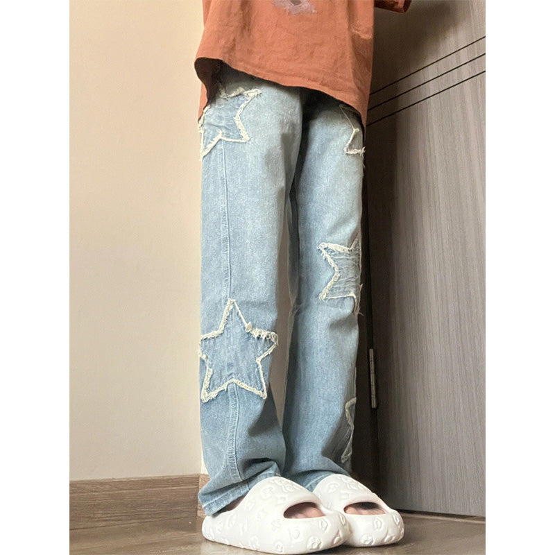 Harajuku Pentagram Jeans  KF9942