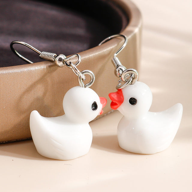 Yellow Rubber Duck Earring