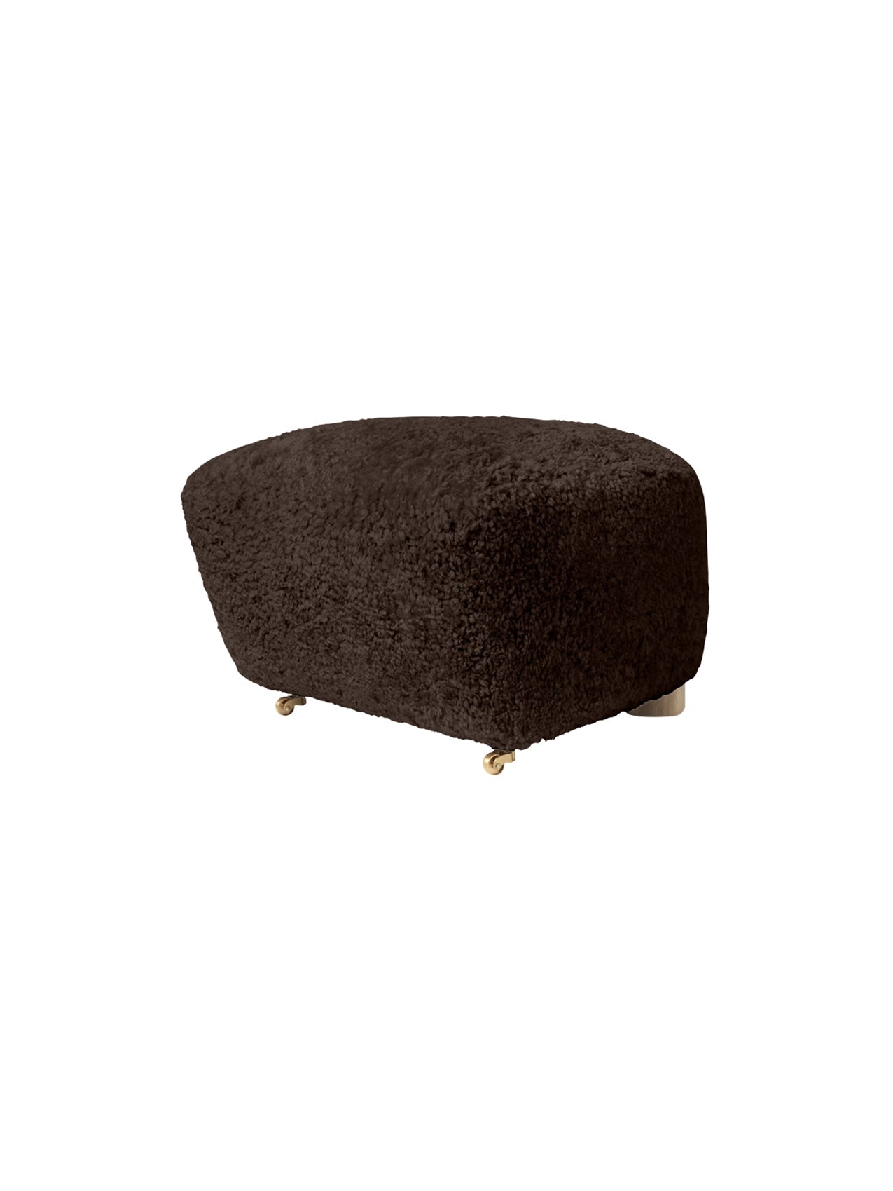 Tired Man Ottoman. Sheepskin