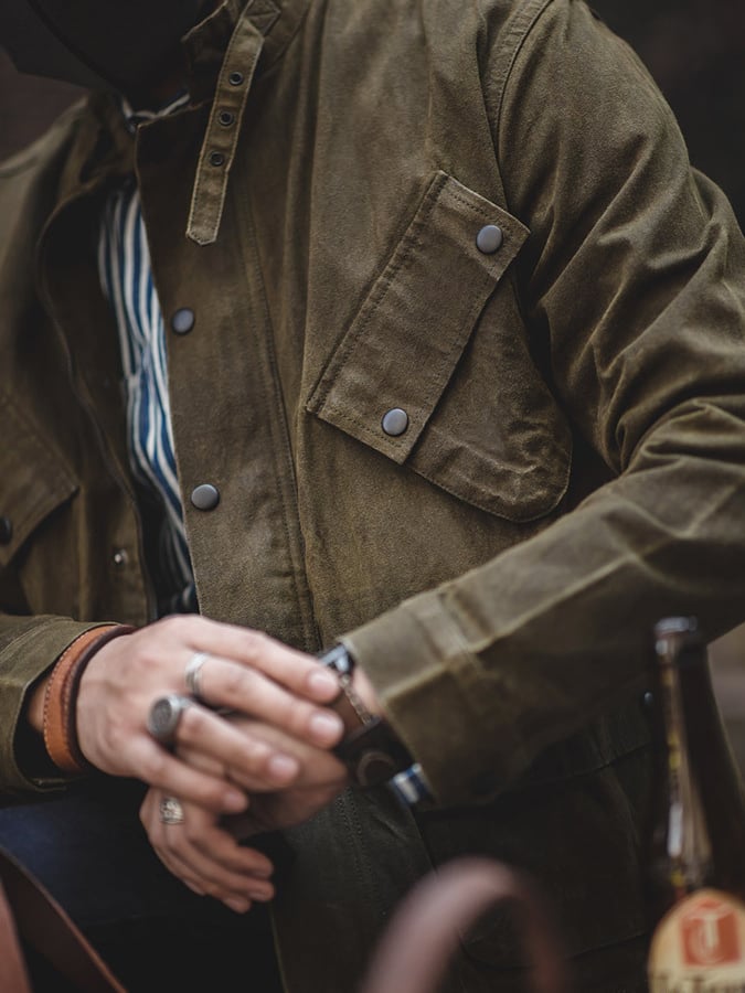 Men's Vintage Western Wax Jacket