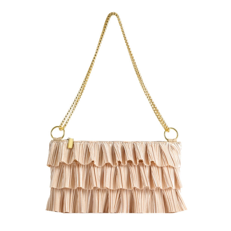 Women's Small All Seasons Polyester Solid Color Classic Style Square Zipper Shoulder Bag