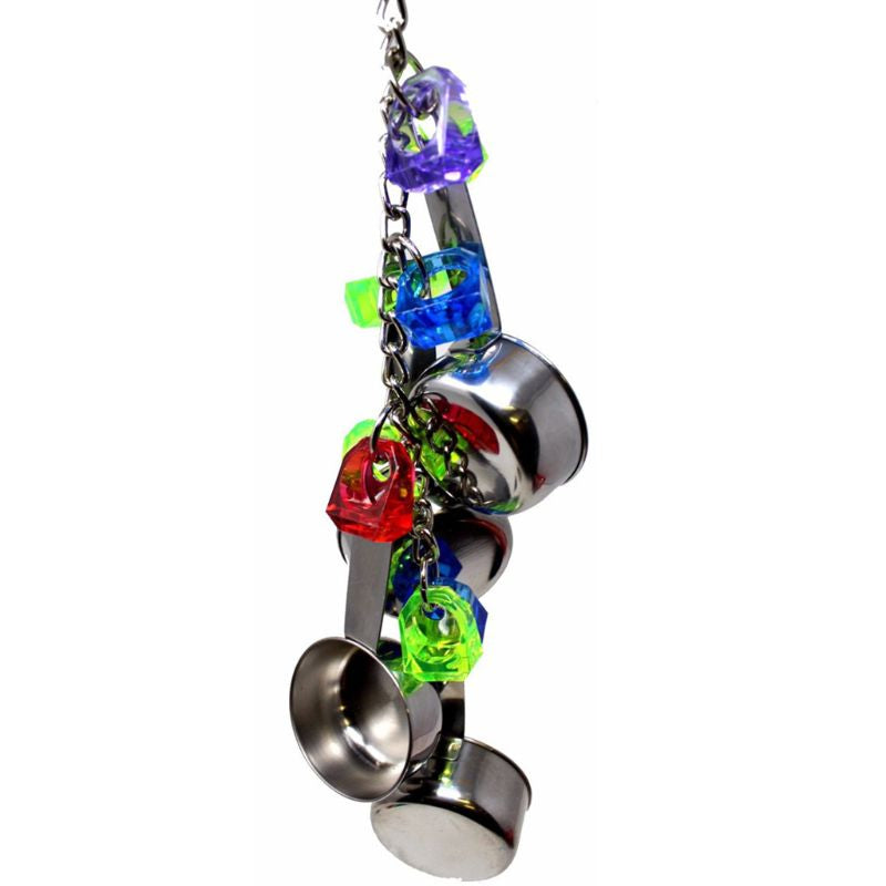 4Pcs Bird Stainless Steel Bells