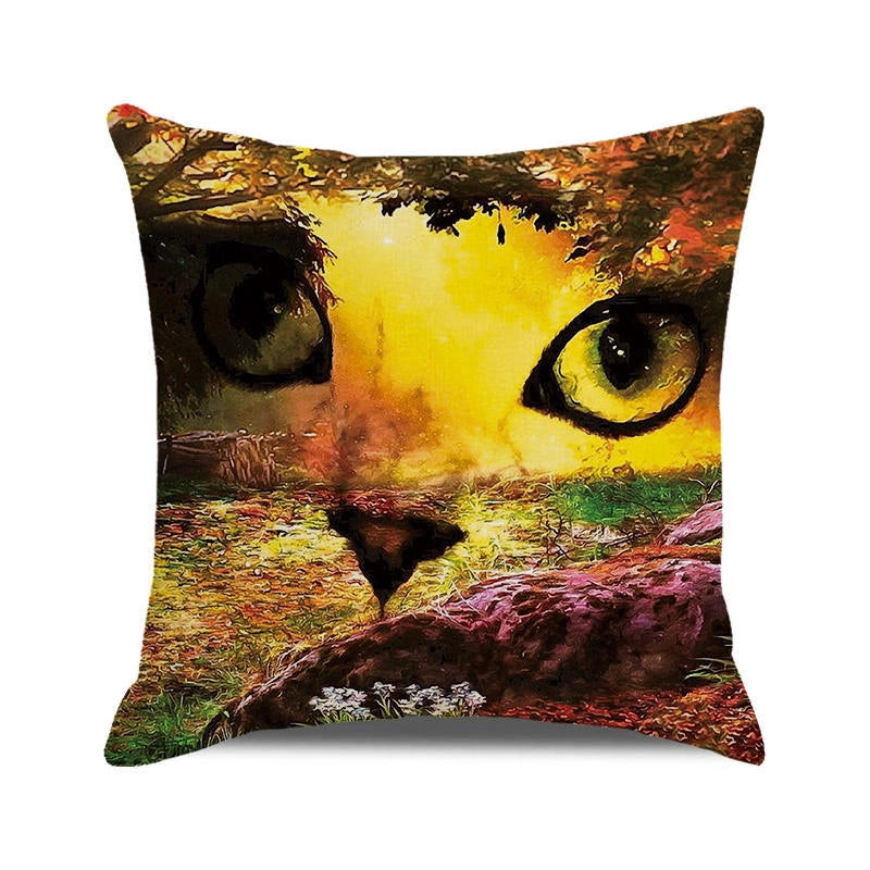 Halloween Cartoon Style Letter Dog Cat PP Cotton Couch & Sofa Decor
