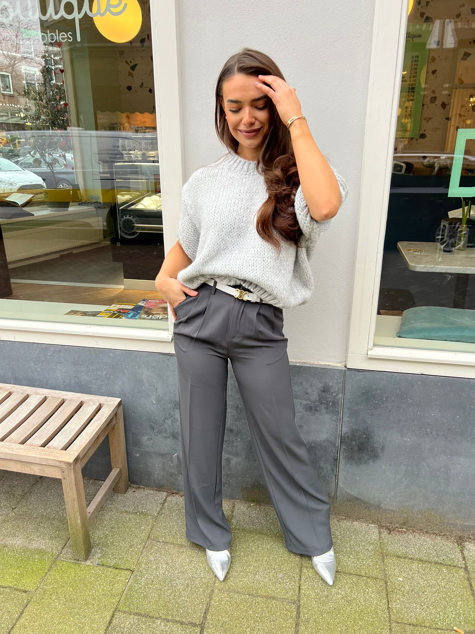 Paige pantalon dark grey