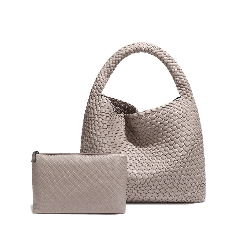 Women's Small All Seasons Pu Leather Solid Color Streetwear Bucket Magnetic Buckle Shoulder Bag