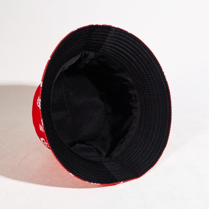Unisex Casual Hip-Hop Skull Wide Eaves Bucket Hat