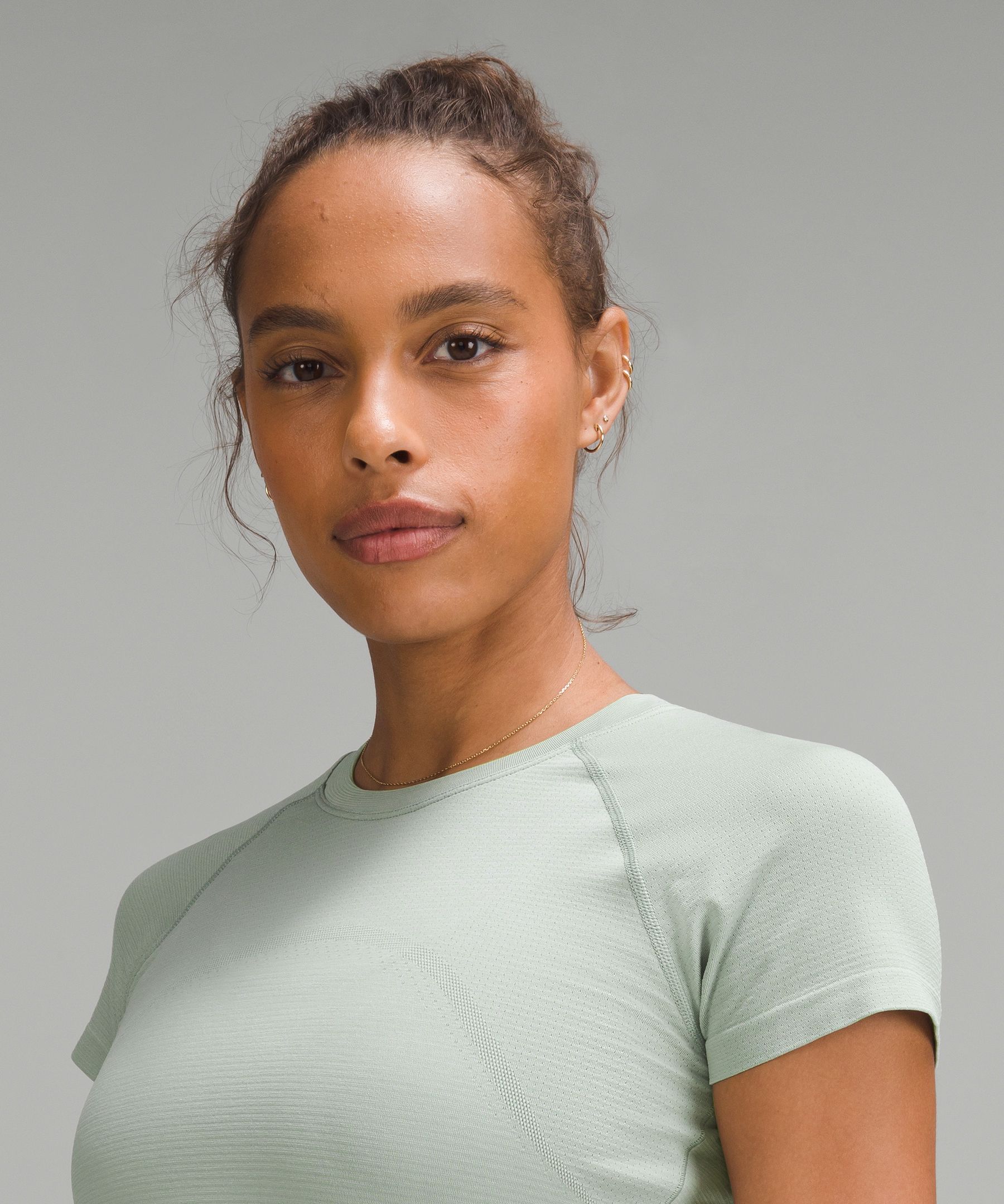Swiftly Tech Cropped Short-Sleeve Shirt 2.0