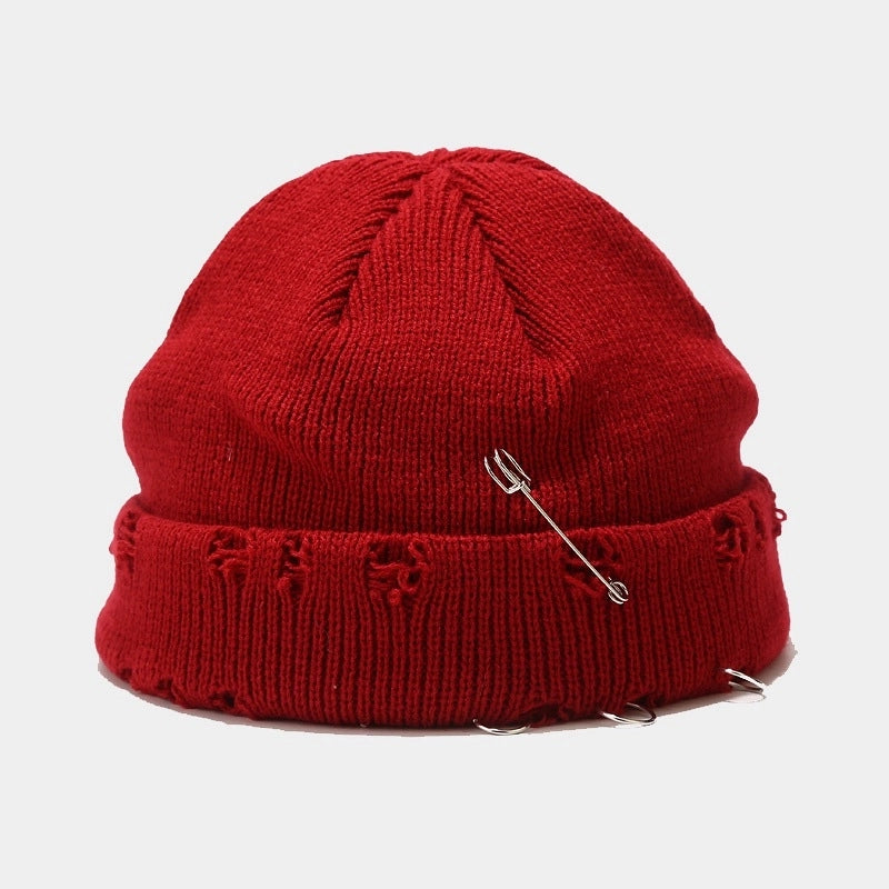 Unisex Basic Modern Style Classic Style Solid Color Short Brim Wool Cap