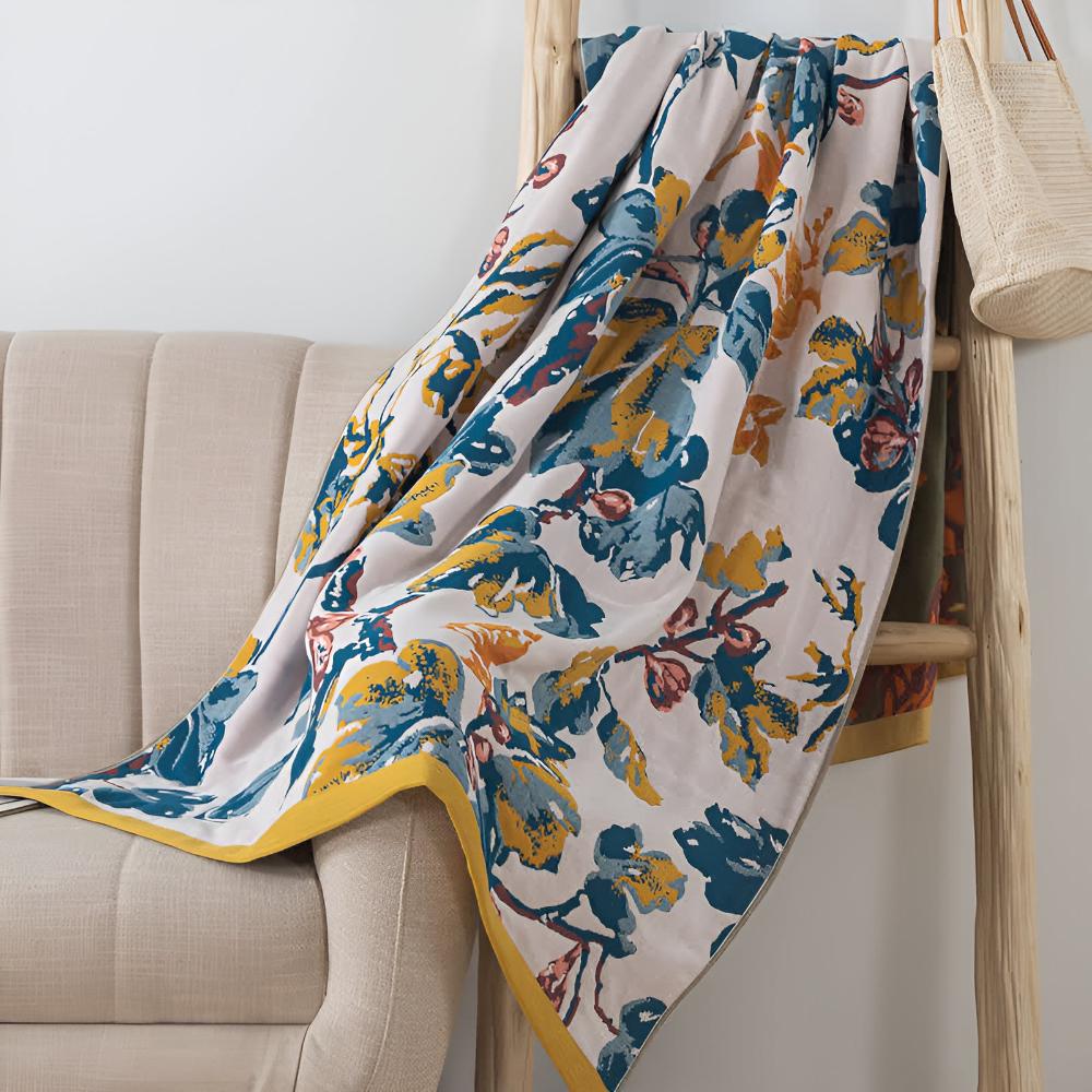 Nature's Embrace Floral Bath Towel