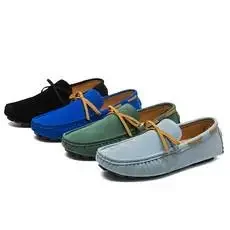 Cricsblue ugg Men's casual shoes Soft suede summer shoes women's high quality men's casual shoes Driving flat loafers Couple family size35-48