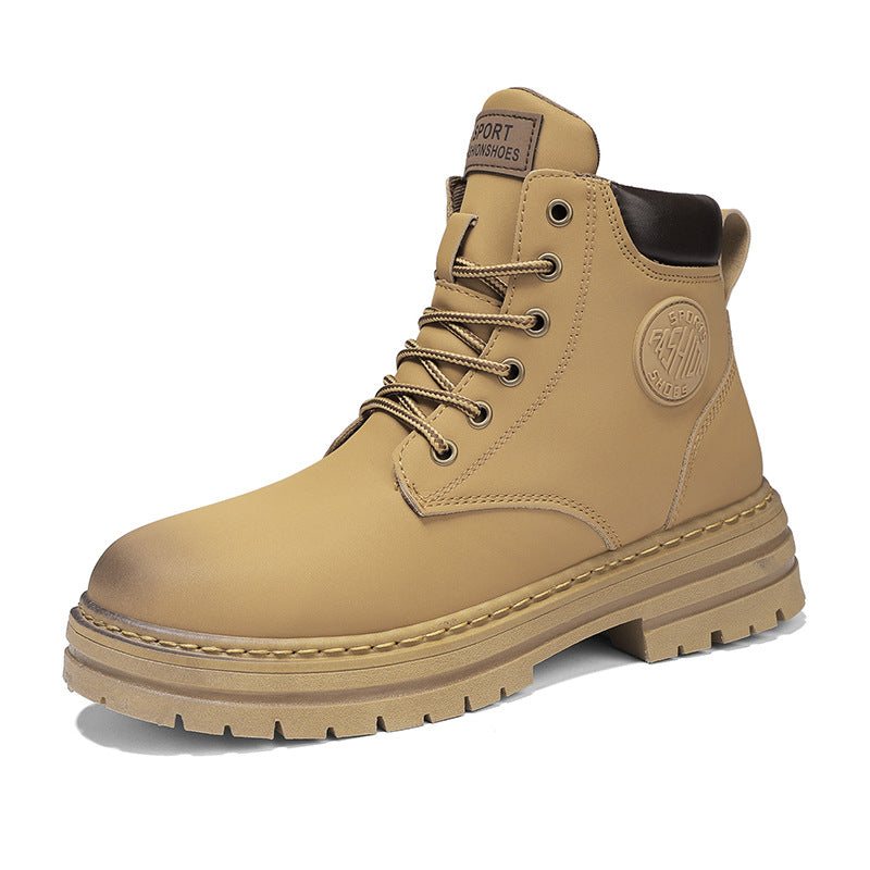 Men's Fashion Trend  Lace-up Martin Boots