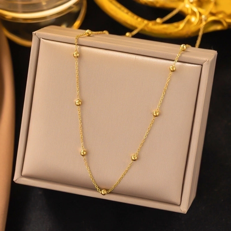 Sweet Minimalist IG Style Starfish Heart Shape Bow Knot Titanium Steel Plating Pendant Necklace