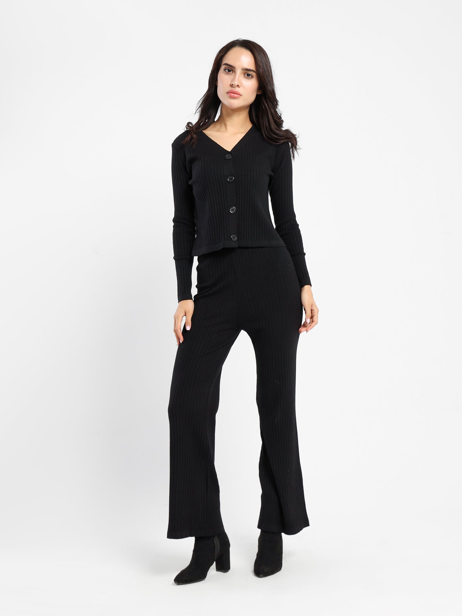 Basic Twin Set Cardigan Solid