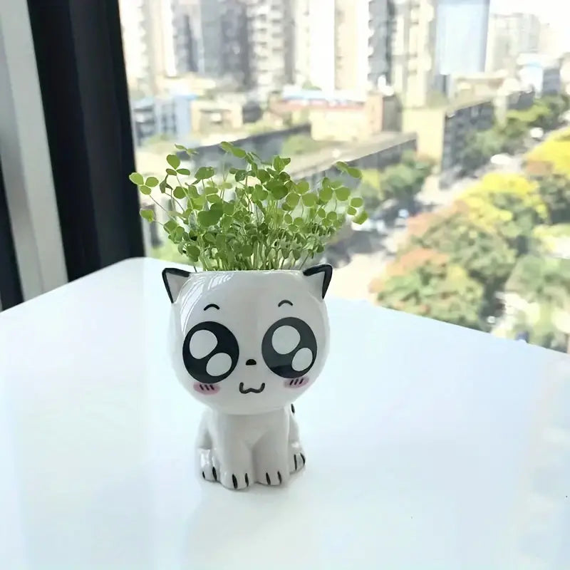 Cute Ceramic Cat Flower Pot Success