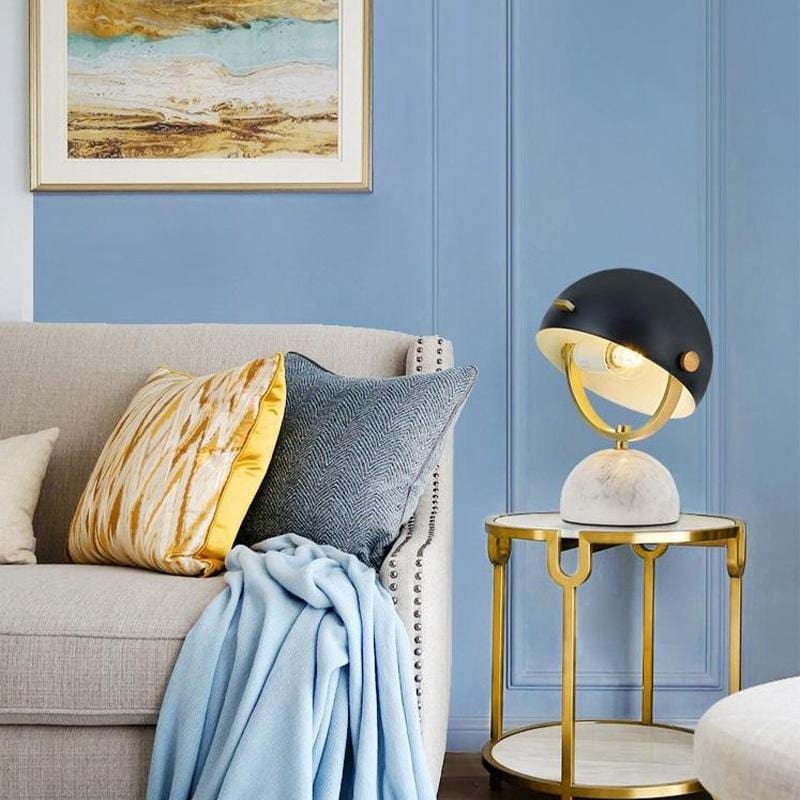 Dalancey | Modern Table Lamp with Marble Base