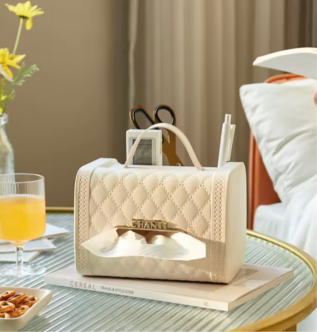 Handbag-Shaped Tissue Box Holder
