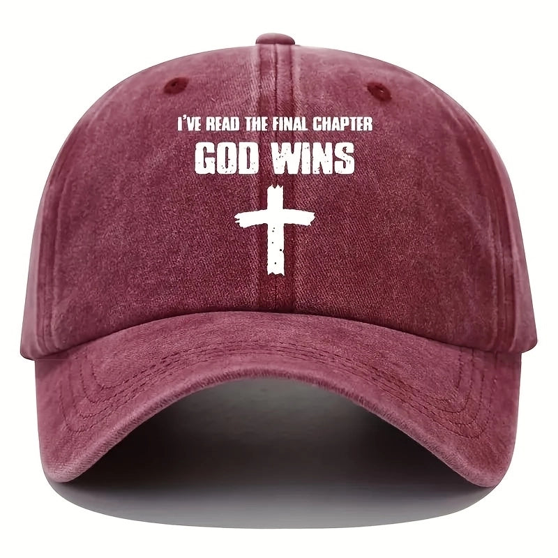 Unisex Commute Cross Letter Curved Eaves Baseball Cap