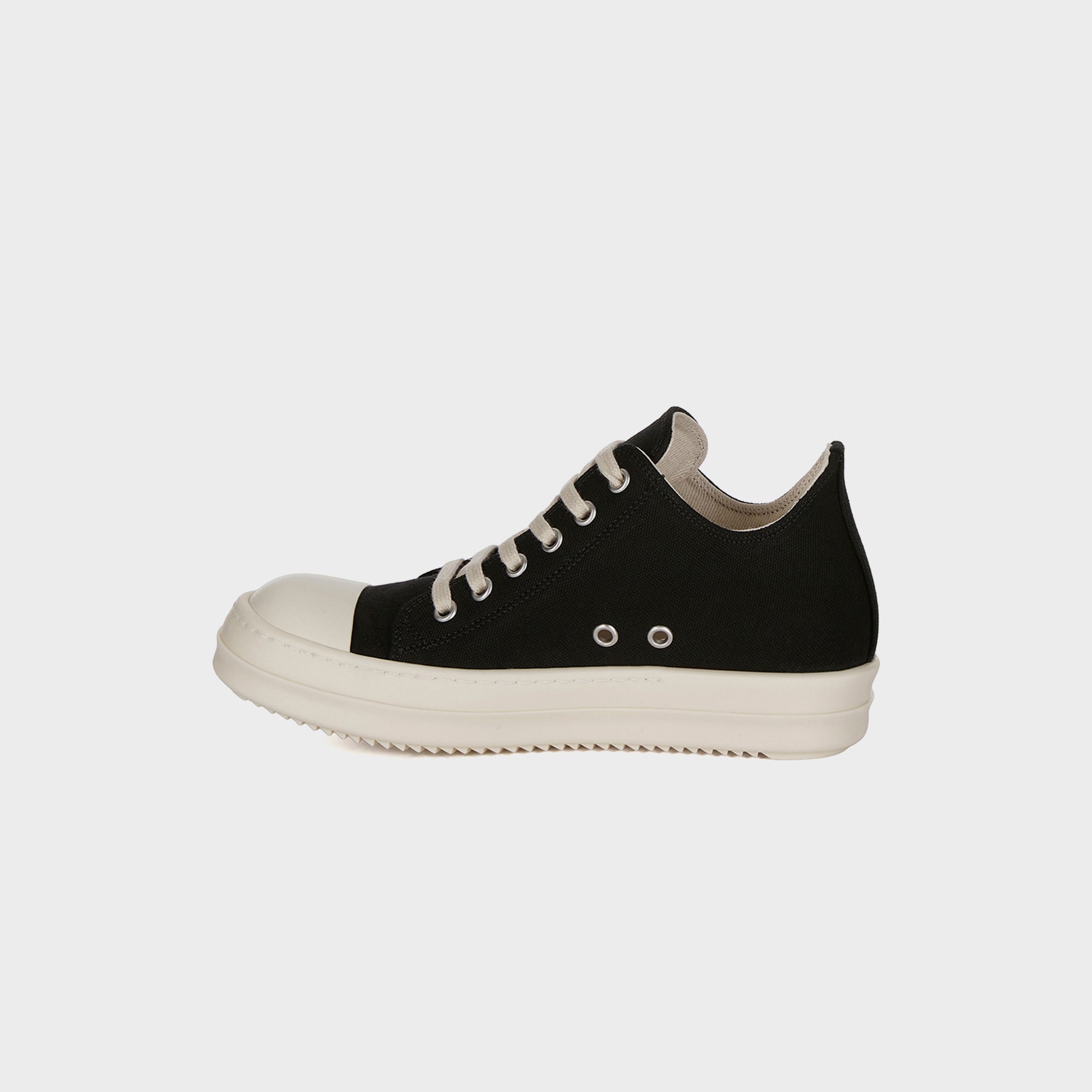 Rick Owens WMNS Low Sneaks Scarpe - Black / Milk