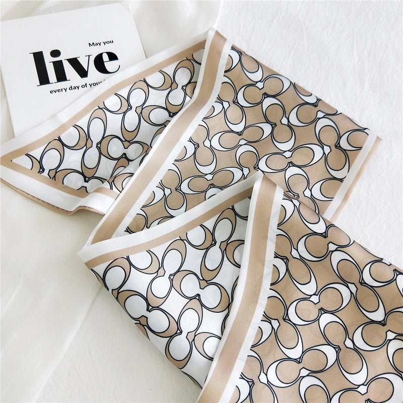 Fashion Printing Small Silk Scarf