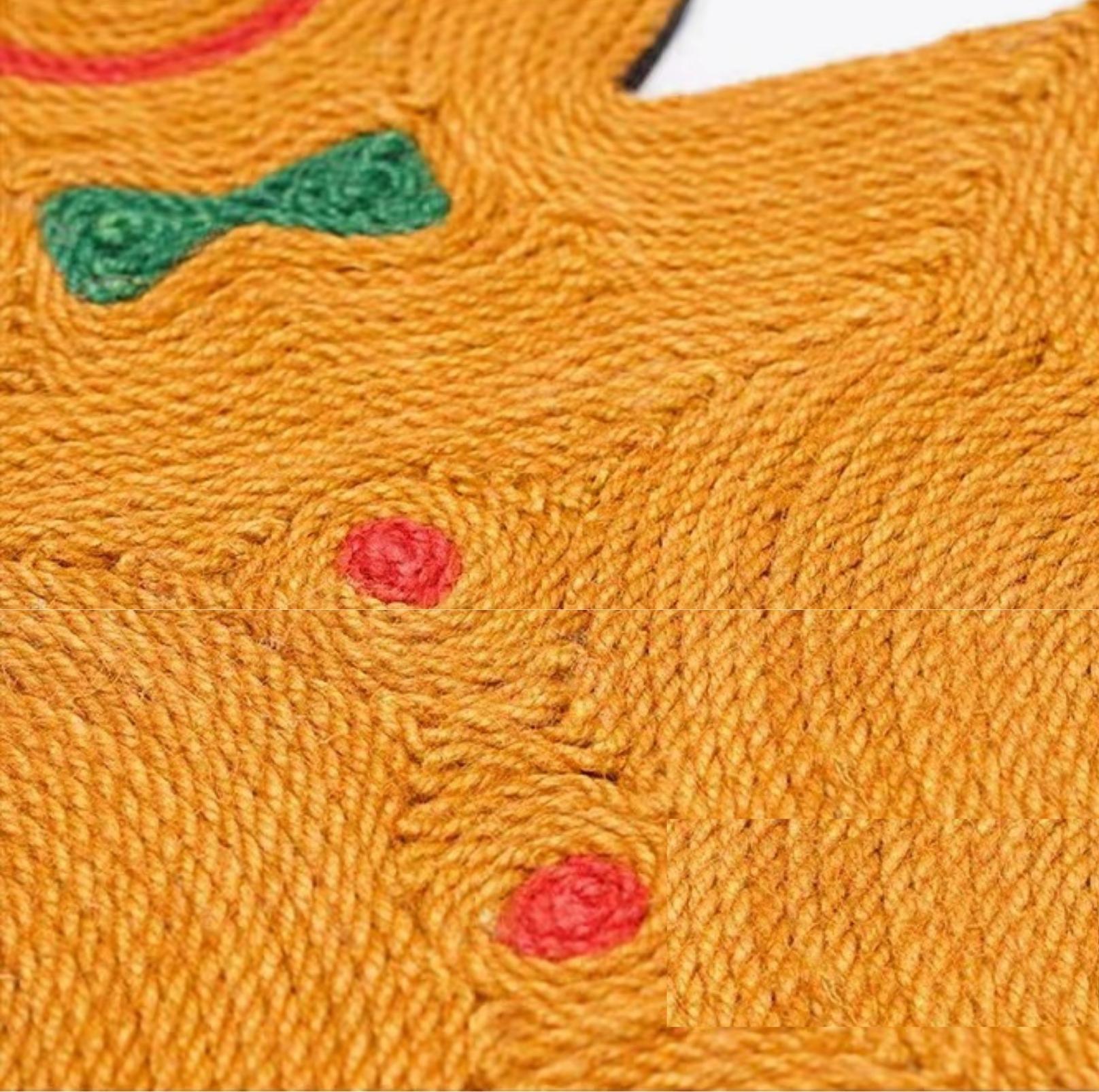 Christmas Gingerbread Man Scratching Mat Cat Scratcher