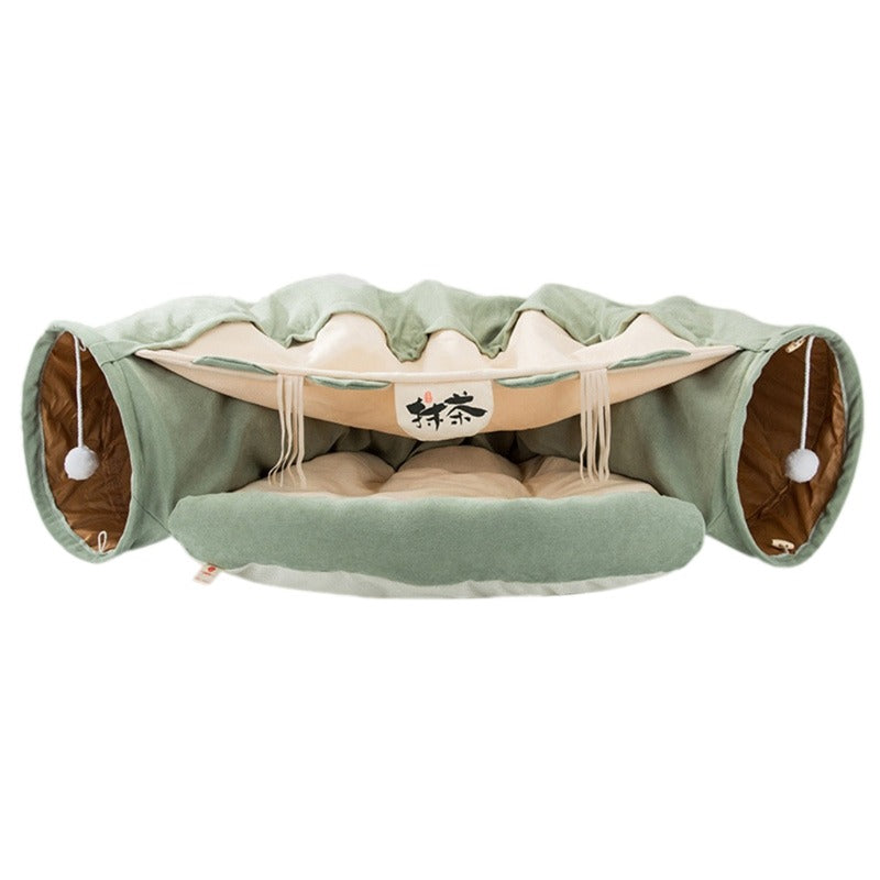 Collapsible Cat Tunnel Bed