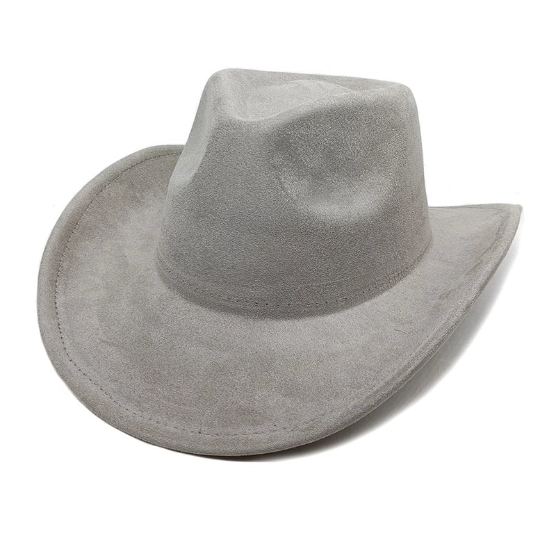 Women's Classic Style Solid Color Flat Eaves Fedora Hat