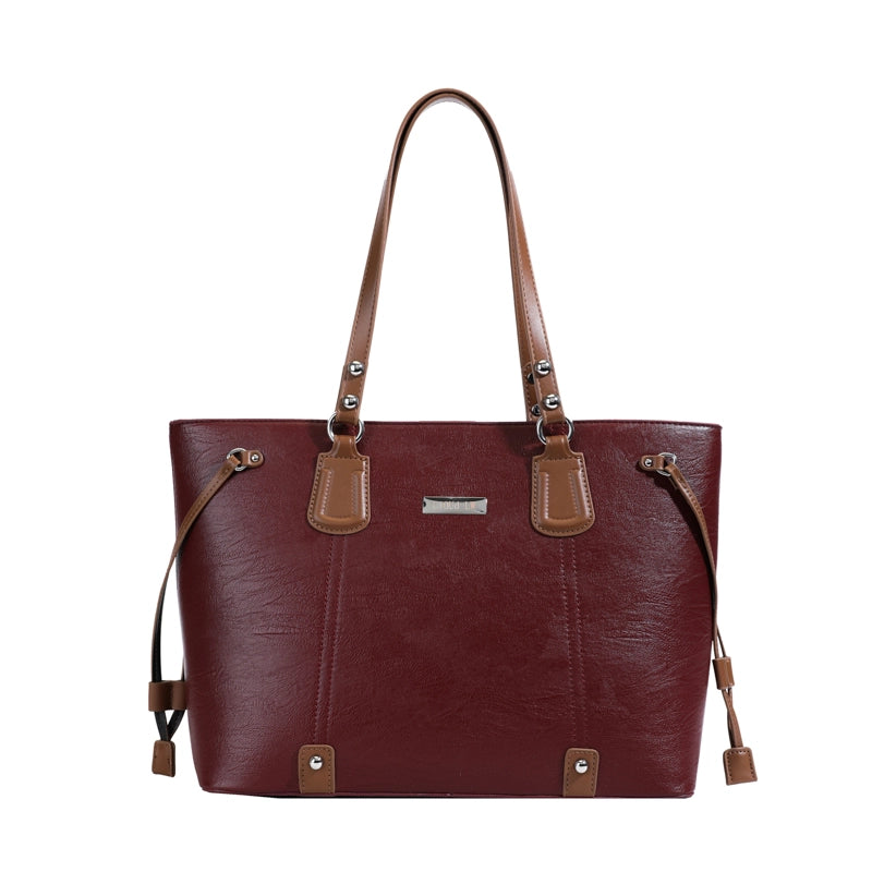 Women's Pu Leather Solid Color Streetwear Square Zipper Shoulder Bag