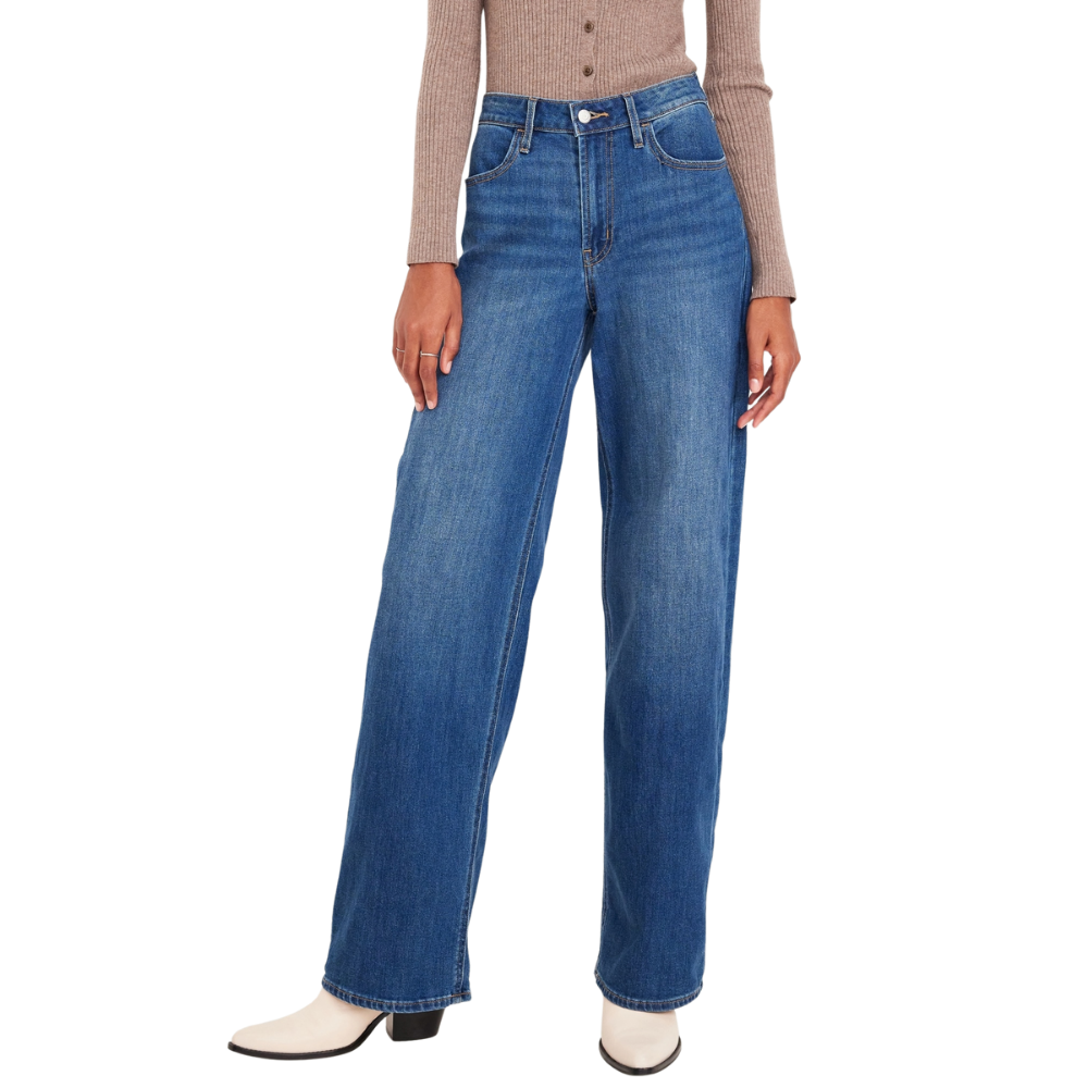 High Rise Wide Jeans