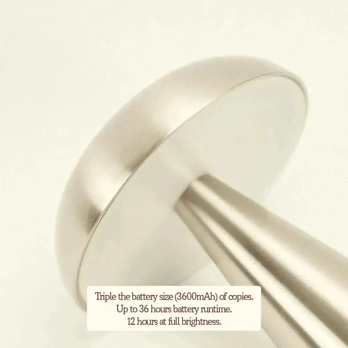 Portable Metal Touch Lamp | Brassy Gold