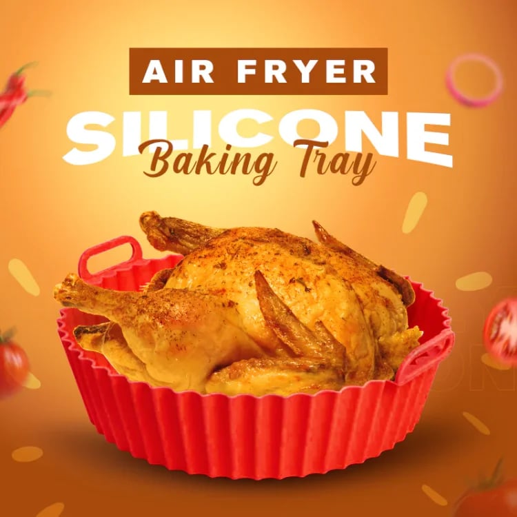 Air Fryer Silicone Baking Tray