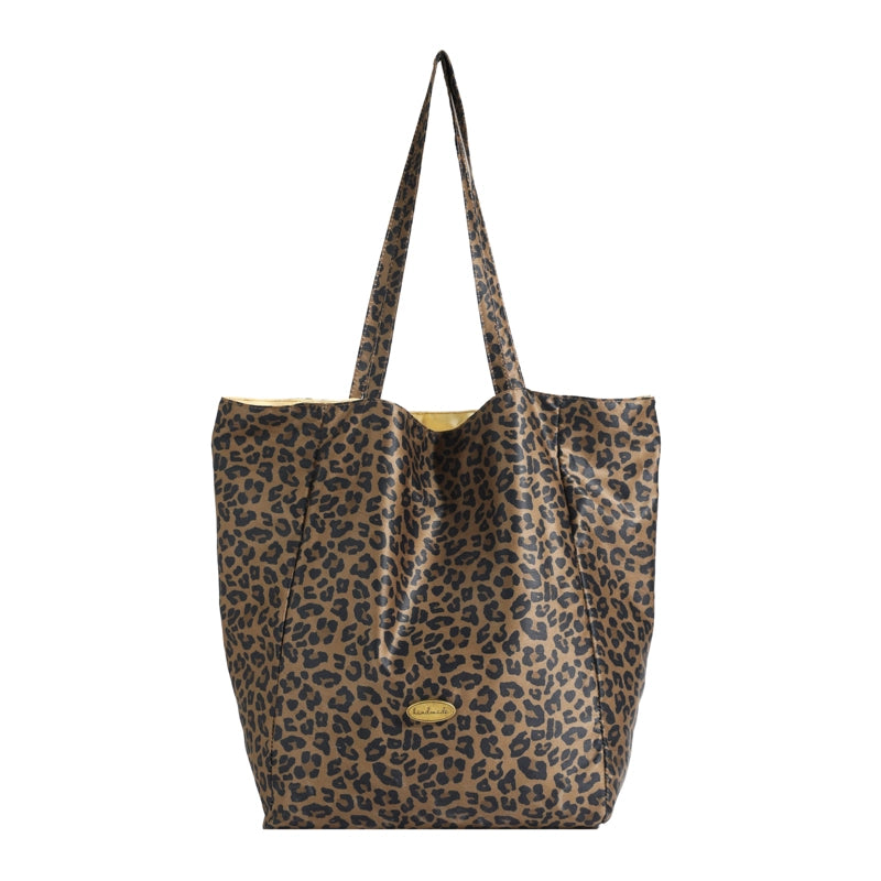 Women's Cloth Leopard Streetwear Square Open Shoulder Bag