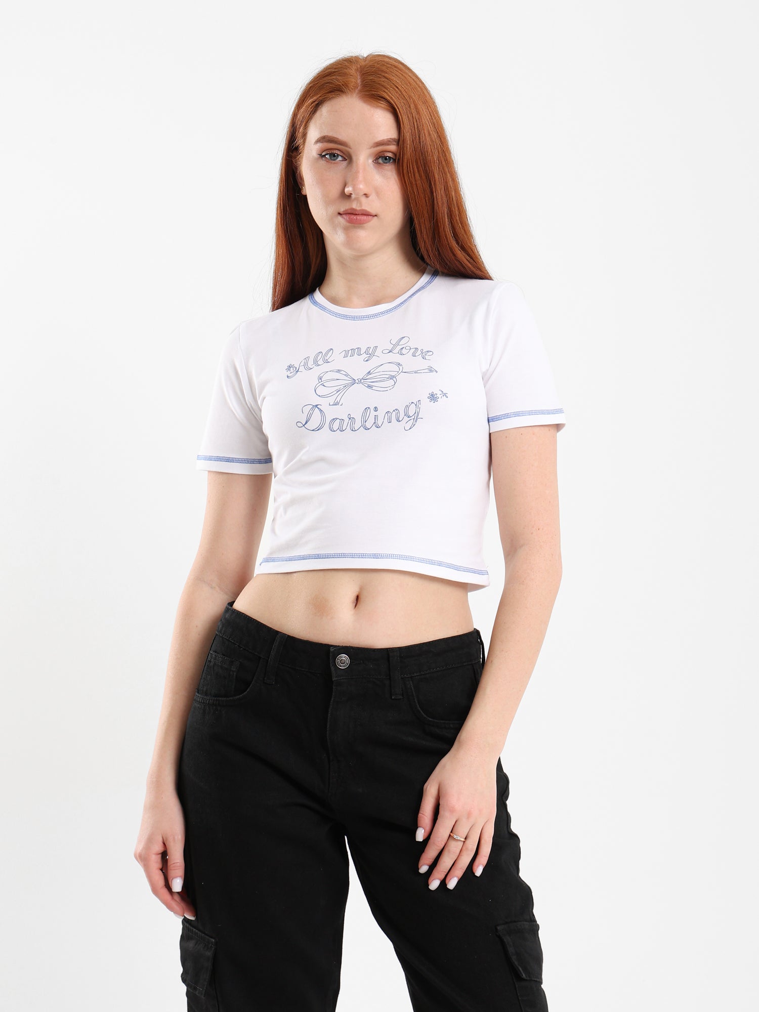 Fitted Cropped Tee