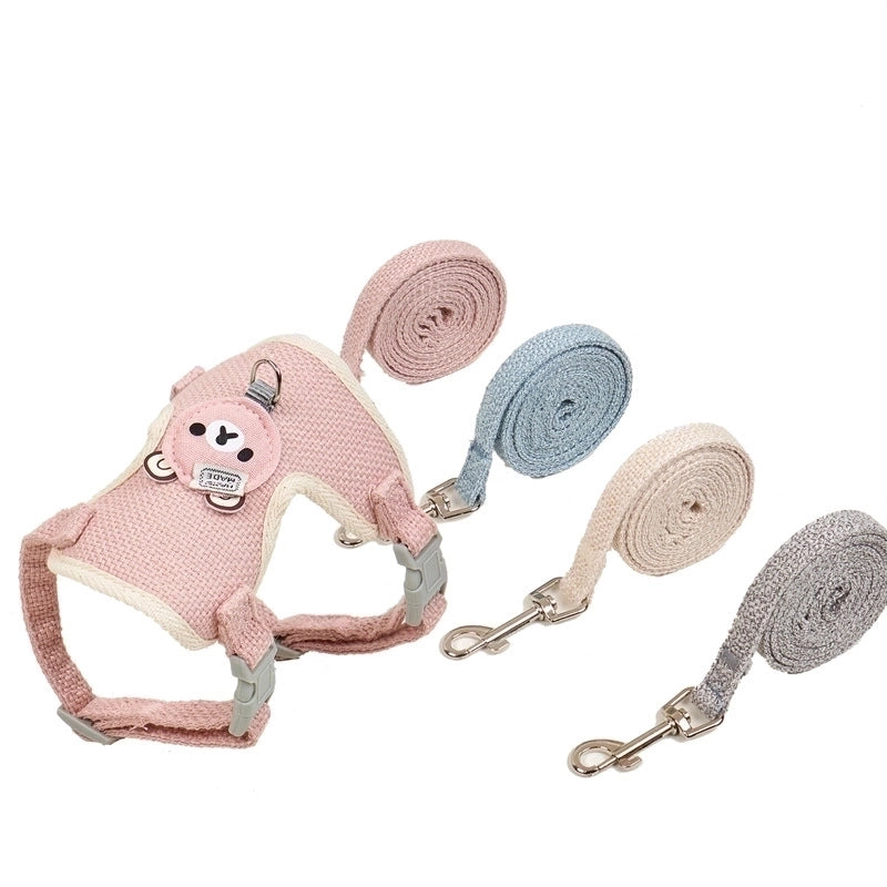 Cute Cloth Animal Patchwork Leash 1 Piece
