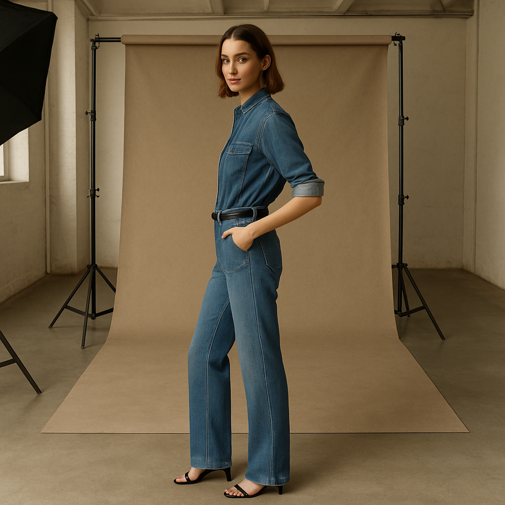 Vintage Style Sailor Wide Trousers