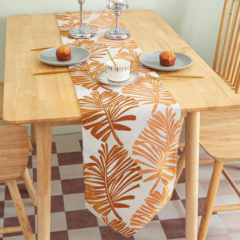 Casual Elegant Minimalist Leaf Polyester Tablecloths