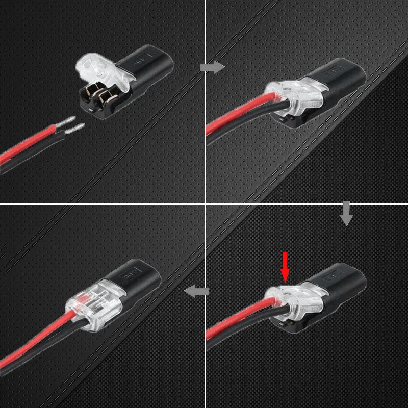 Double-wire Plug-in Connector With Locking Buckle(The more you buy. the more discounts you get)