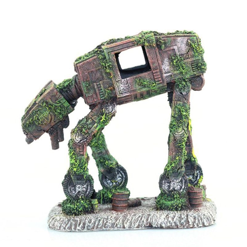 Autobot Robot Dog Shape Ornament For Aquarium